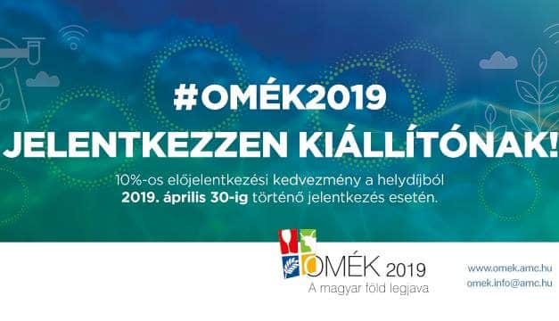 Április végéig jelentkezhetnek kedvezményesen a kiállítók az idei OMÉK-ra