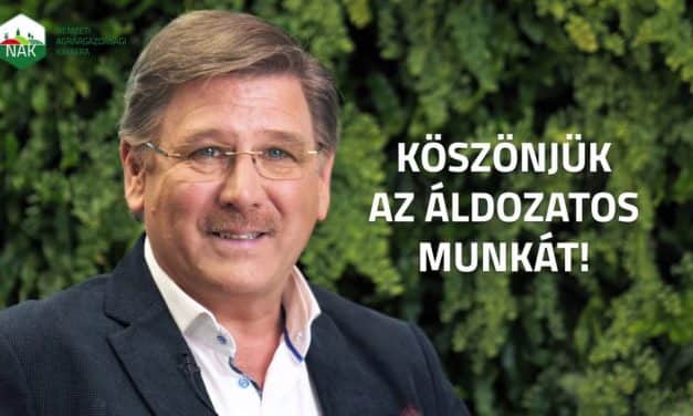 Köszönetnyilvánítás a magyar mezőgazdasági és élelmiszeripari dolgozóknak