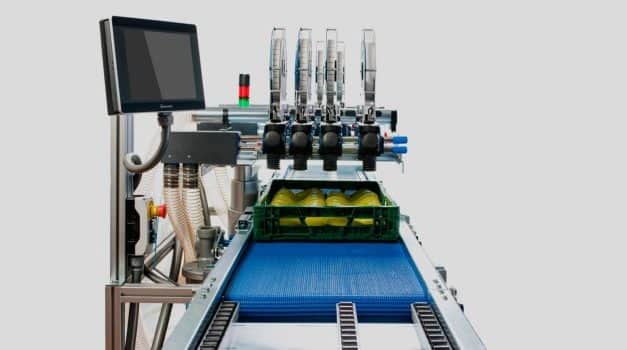 Zöldség vagy gyümölcs címkézése Bizerba megoldással (X)