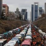 Több mint kétszázezer gazda tüntetett Madridban