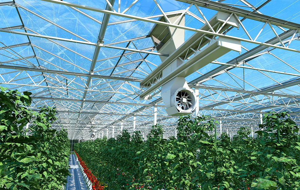  X-Air: hightech szellőztetés, mellyel bármely Venlo típusú üvegház “félig zárhatóvá” alakítható