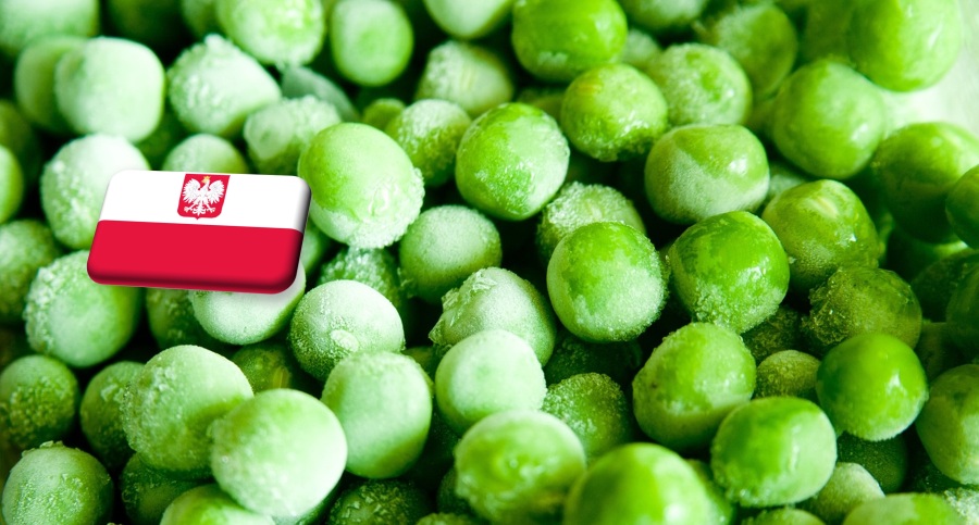 Lengyelország: 10%-kal nőtt a fagyasztott zöldborsó exportja