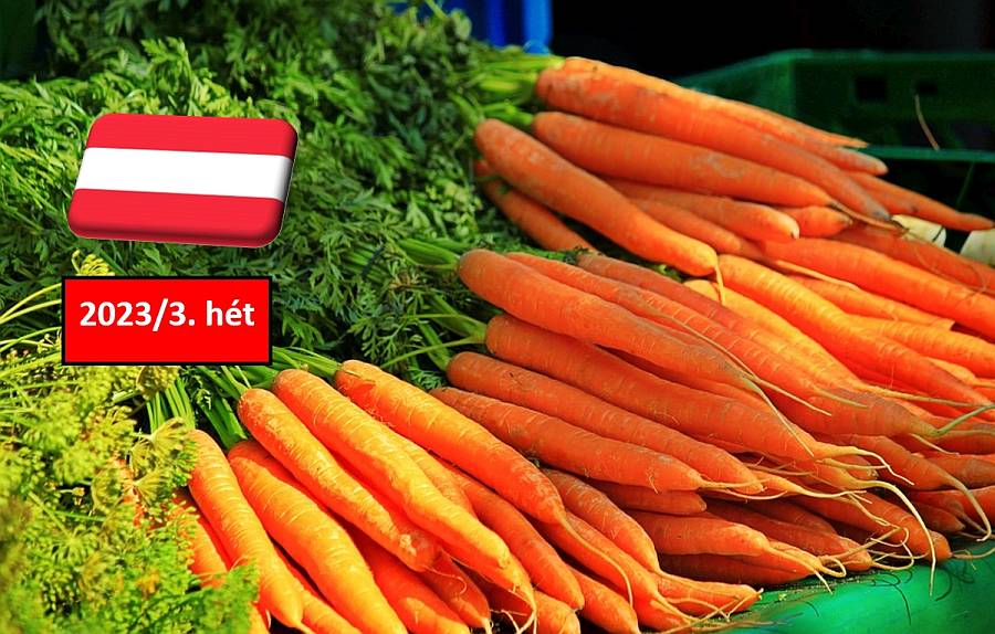 Ausztria: stabilizálódott a sárgarépa ára