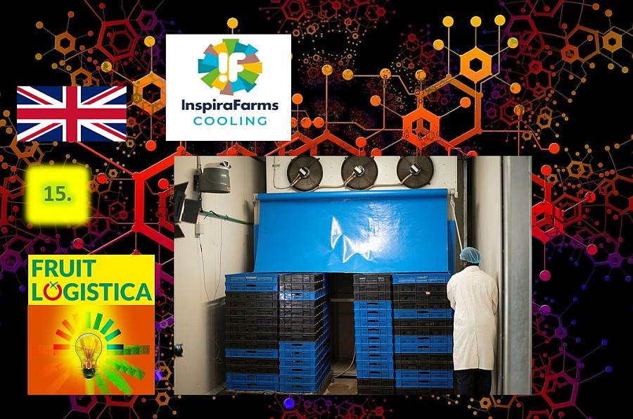 Fruit Logistica innovációk 15.: InspiraFarms Cooling raklap-előhűtők