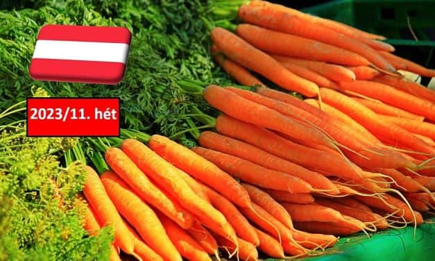 Ausztria: egyelőre megállt a sárgarépaárak emelkedése