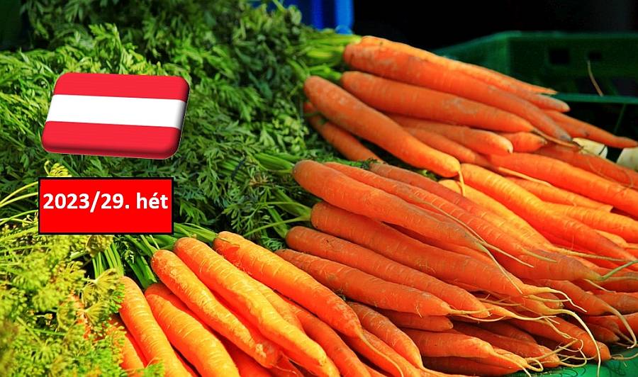 Ausztria: továbbra is magas szinten stagnál a sárgarépa ára