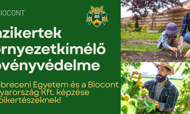 Nyílt tanfolyamot hirdet a Debreceni Egyetemen: Házikertek környezetkímélő növényvédelme, 2024.02.09-10.