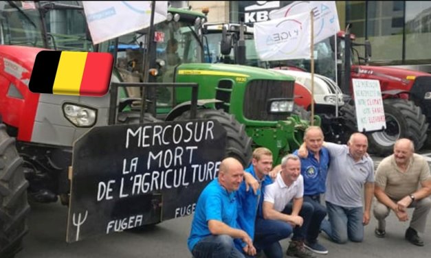 Belgium: ismét Brüsszelbe indultak a traktorok