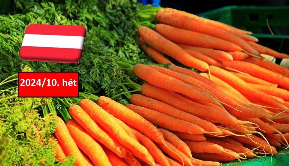 Ausztria: a 10. héten is stabil maradt a sárgarépa nagybani ára