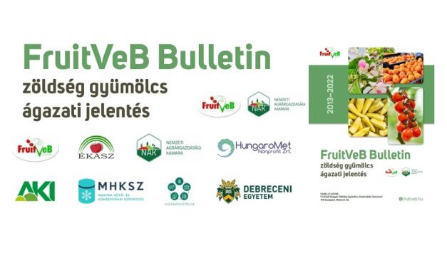 Megjelent a FruitVeB-NAK bulletin 2013-2022 ágazati jelentés