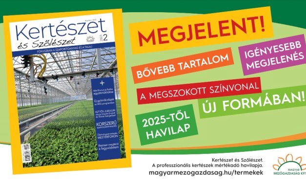 Kedvezményes előfizetési lehetőség a Kertészet és Szőlészet havilapra 