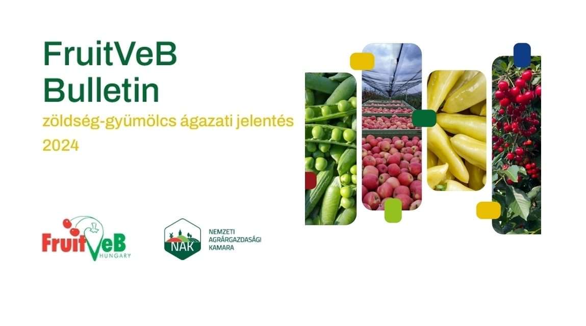 Megjelent a FruitVeB-NAK Bulletin 2024 zöldség-gyümölcs ágazati jelentés 