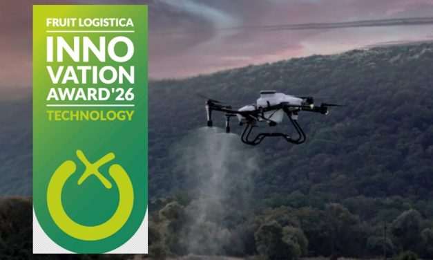 Magyar győztes a Fruit Logistica kiállításon! A FLIA TECH díj nyertese az L50 permetező drón 