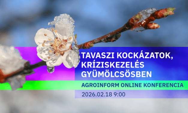 Tavaszi kockázatok, kríziskezelés gyümölcsösben – Agroinform online konferencia 