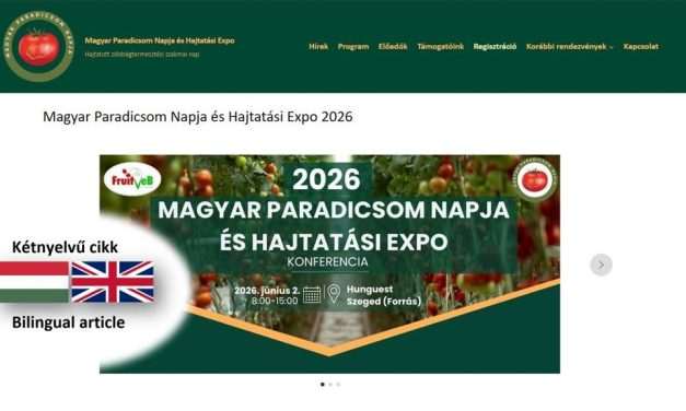 Már elérhető a Magyar Paradicsom Nap kétnyelvű honlapja – Bilingual website for Hungarian Tomato Day and Greenhouse Expo 2026 